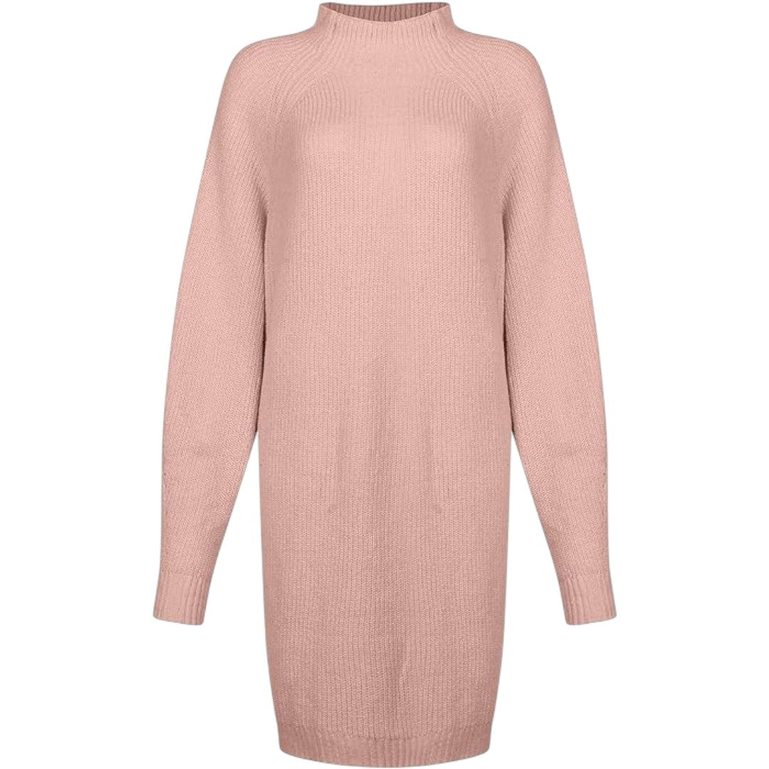 Vestido de Punto para Invierno | Cuello Alto