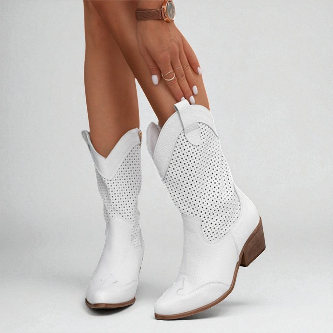 Botas Cowboy de Invierno para Mujer | Tacón Cuadrado