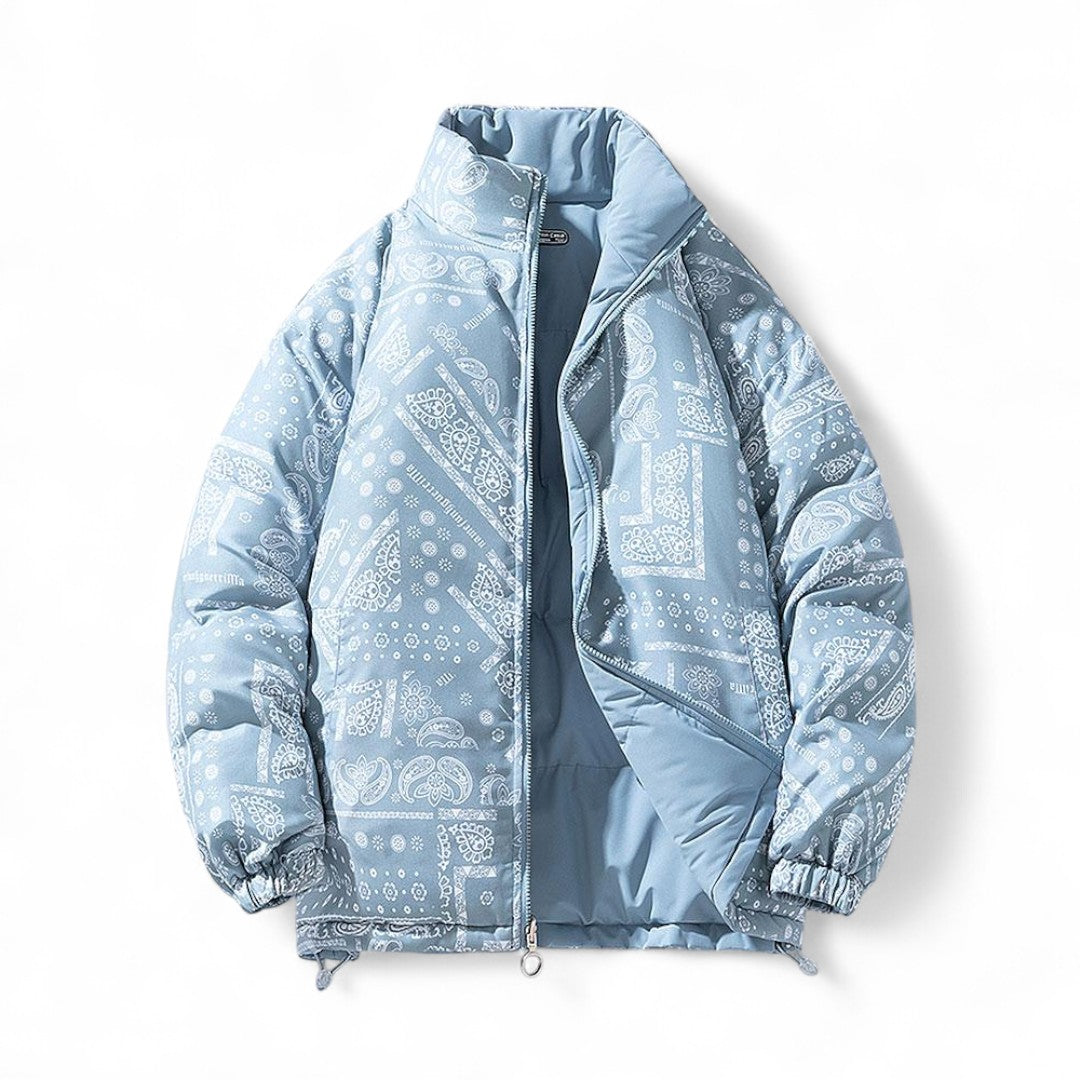 Chaqueta Acolchada Reversible con Mangas Largas para Hombre | Invierno