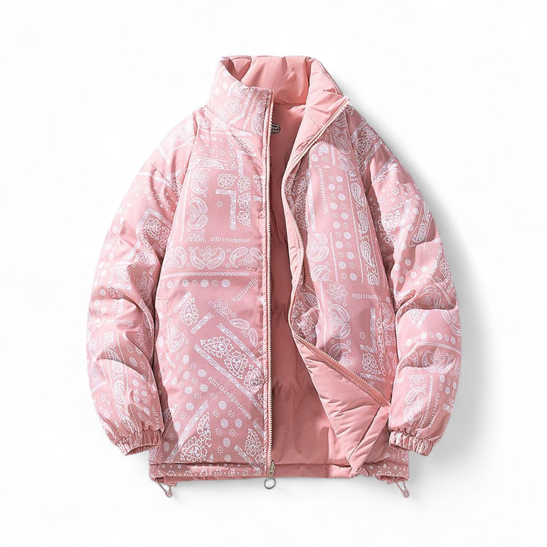 Chaqueta Acolchada Reversible con Mangas Largas para Hombre | Invierno
