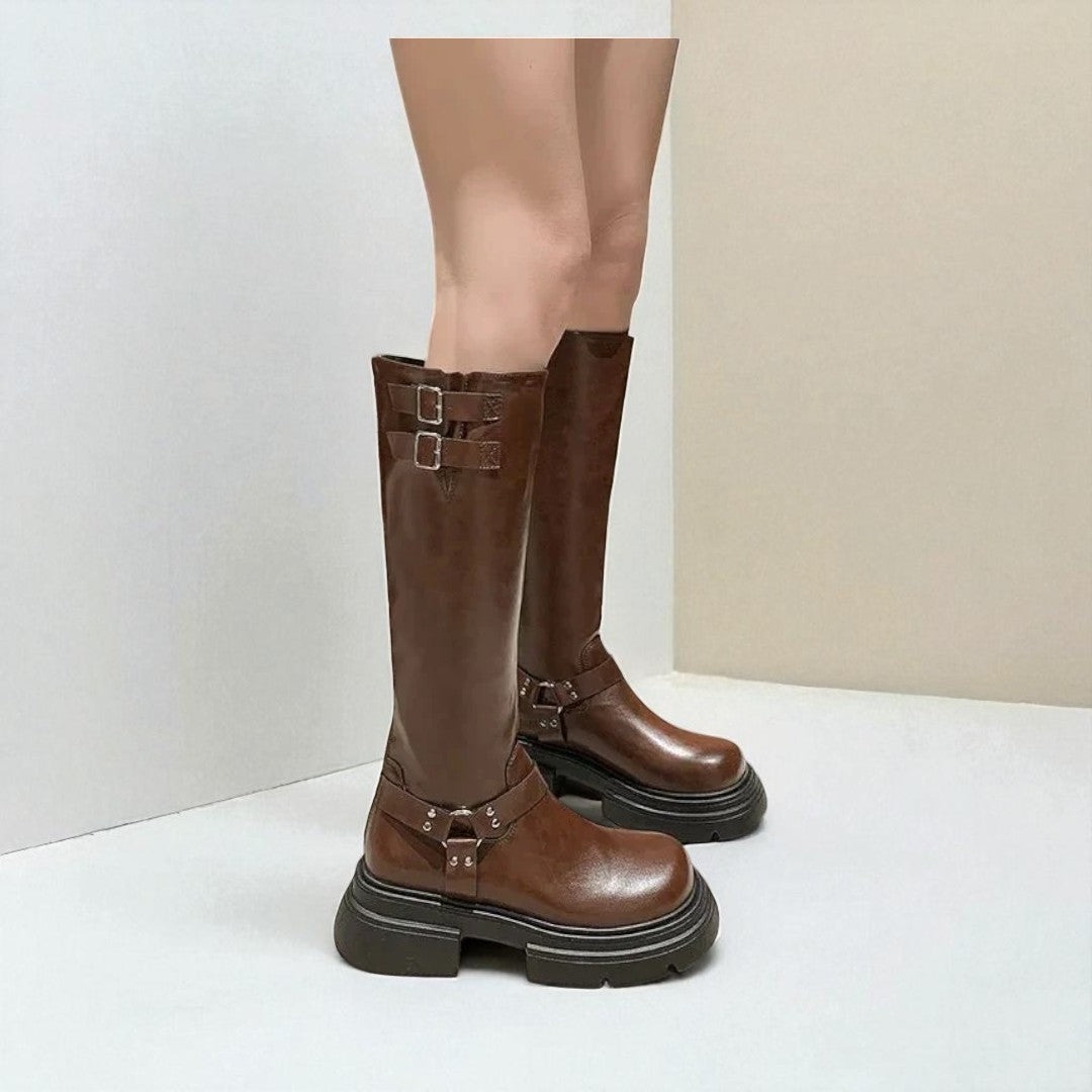 Bottes Pointues Montantes Tendance | Hiver