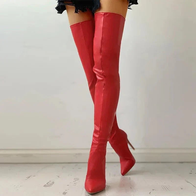 Botas Sobre la Rodilla para Mujer | Tacón de Aguja
