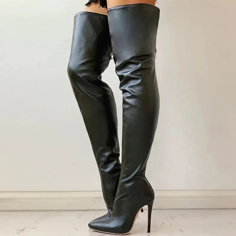 Botas Sobre la Rodilla para Mujer | Tacón de Aguja