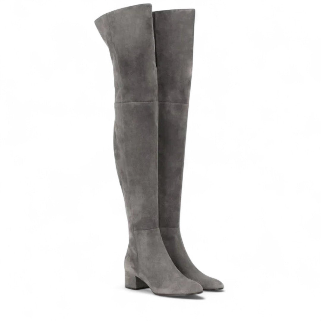Botas Altas Sobre la Rodilla para Invierno | Tacón Cuadrado