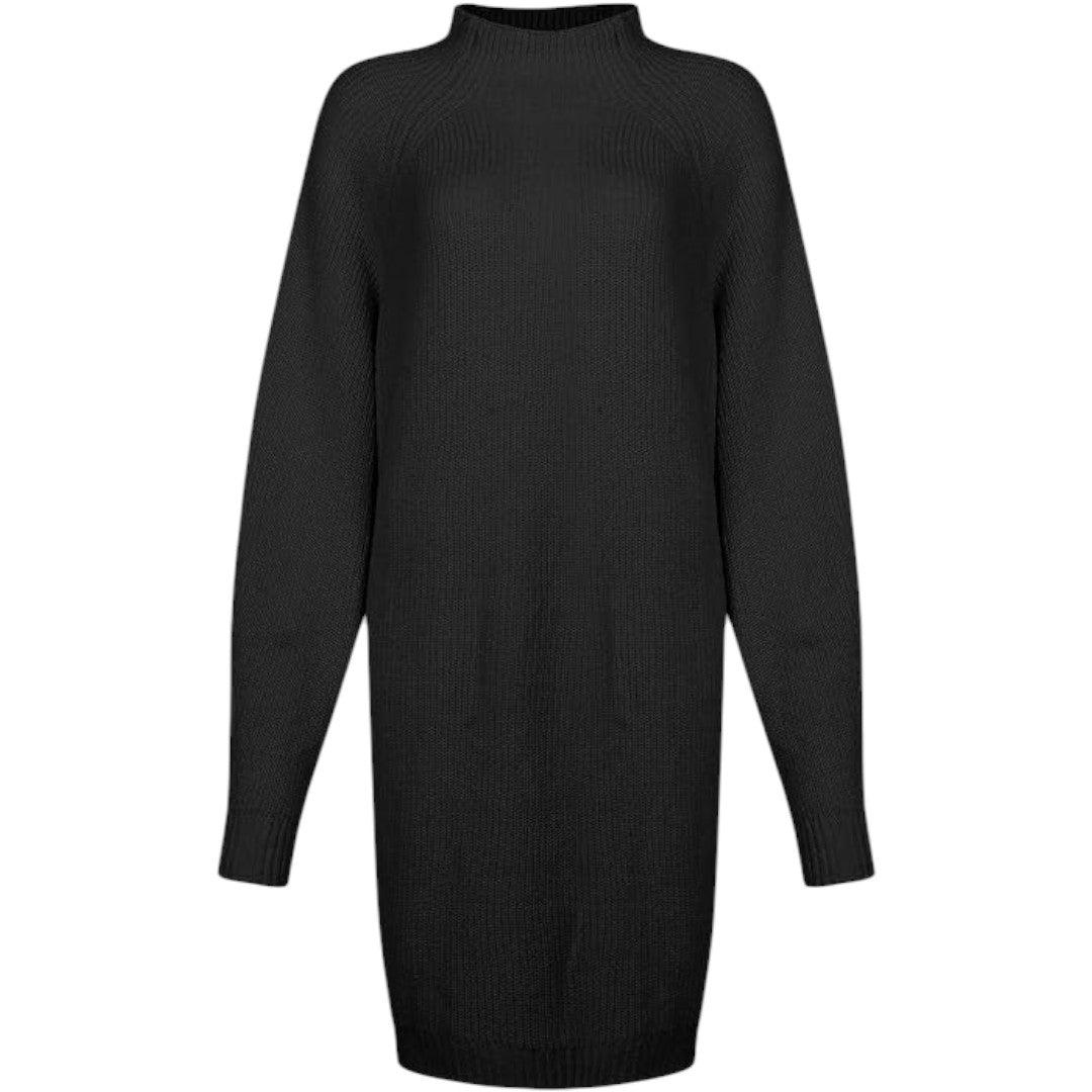 Vestido de Punto para Invierno | Cuello Alto