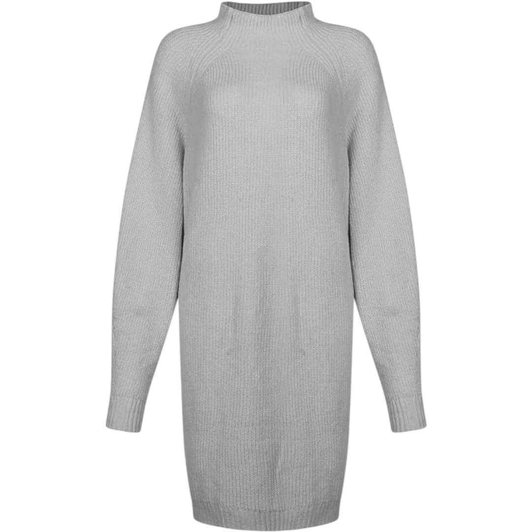 Vestido de Punto para Invierno | Cuello Alto