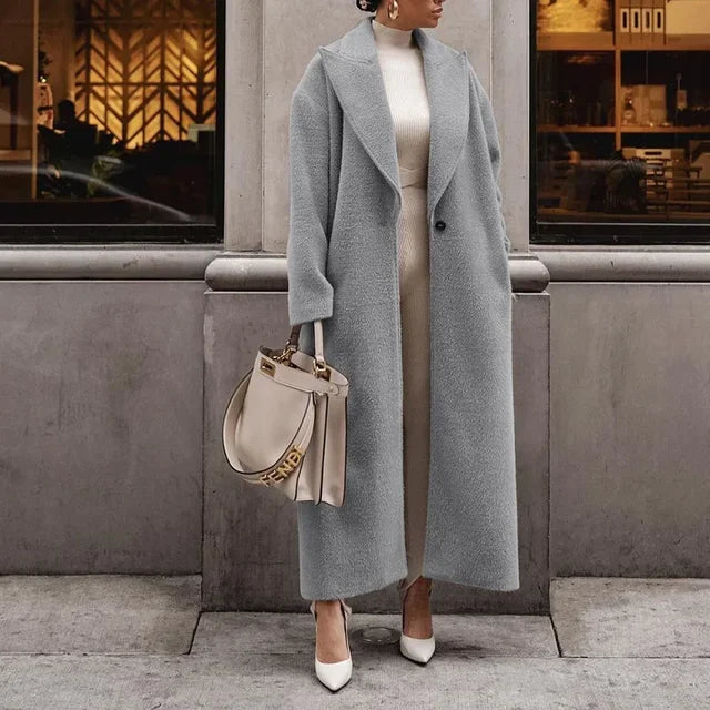 Abrigo Largo Abierto por Delante para Mujer | Oversize