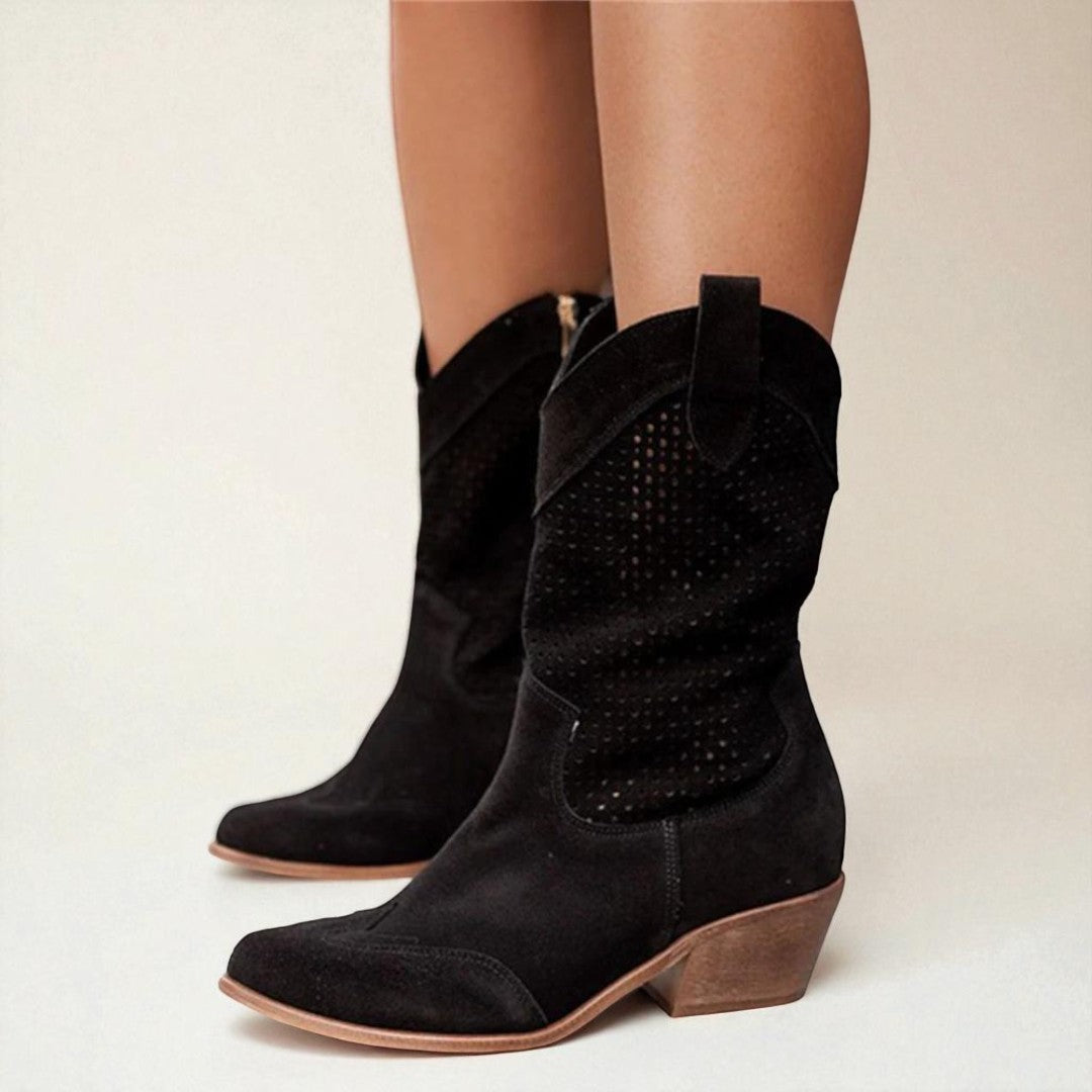 Botas Cowboy de Invierno para Mujer | Tacón Cuadrado