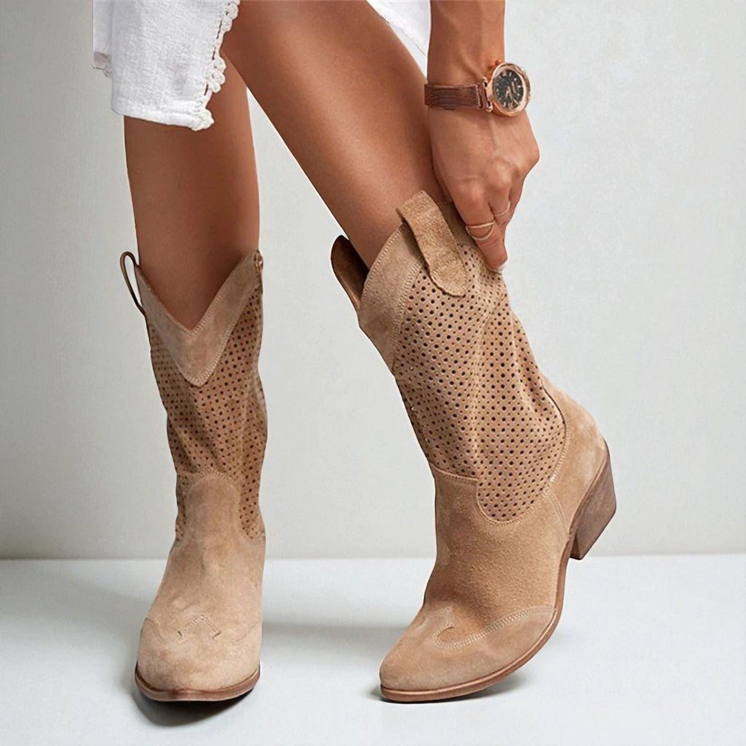 Botas Cowboy de Invierno para Mujer | Tacón Cuadrado