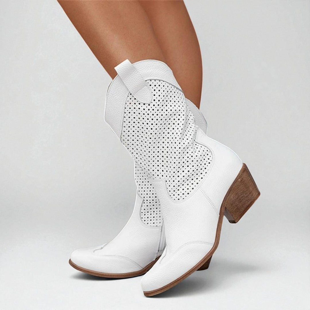 Botas Cowboy de Invierno para Mujer | Tacón Cuadrado